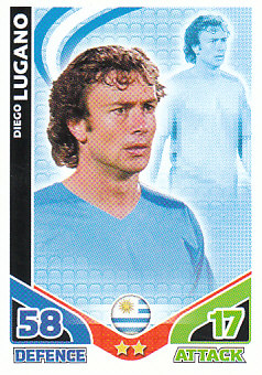 Diego Lugano Uruguay 2010 World Cup Match Attax #240
